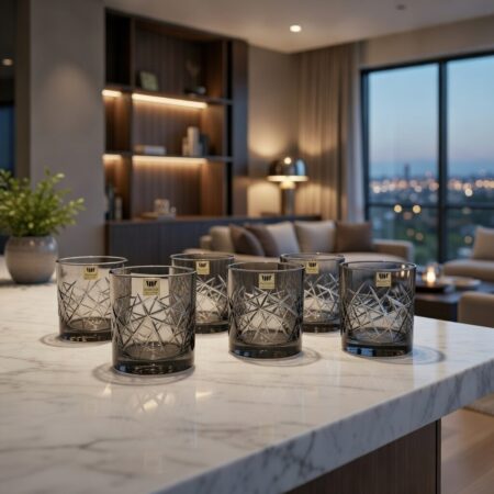 Čaše za Viski Grafiti Smoke