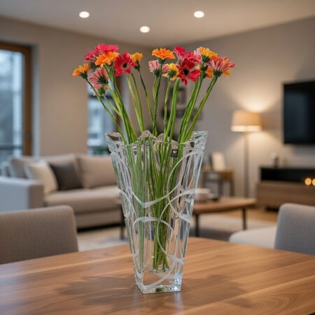 Kristalna vaza Quadron Lavirint