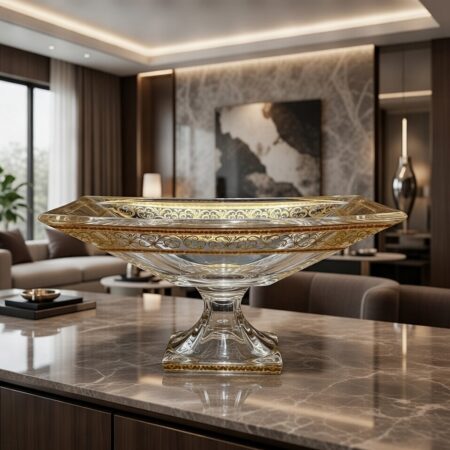 Kristalna žardinjera Quadron Gold ekskluzivni poklon