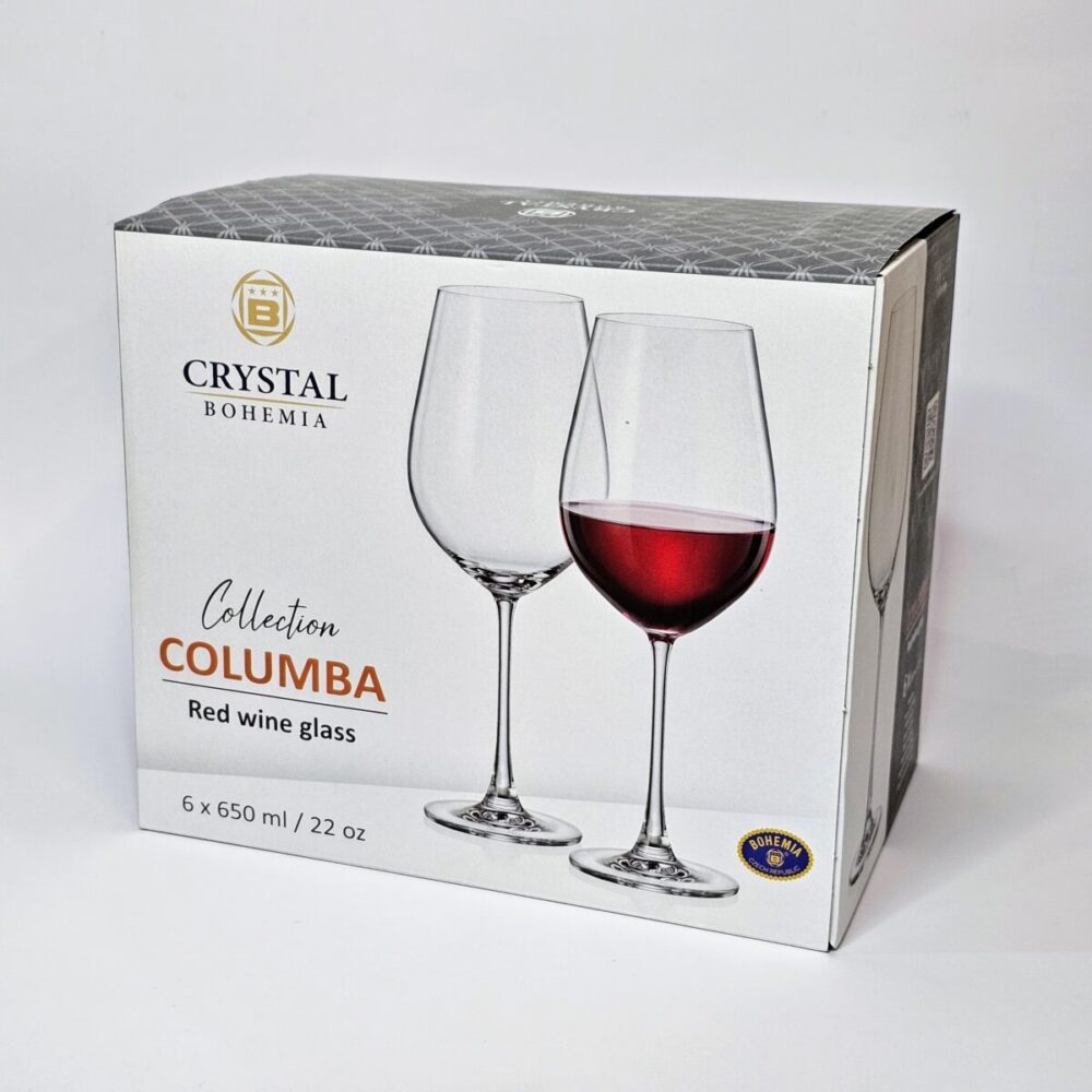 Čaše za vino Columba - set 6 čaša