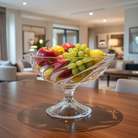 Kristalna činija Phoenix sa postoljem