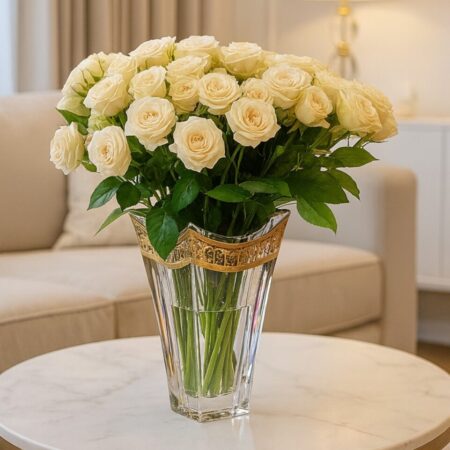 Vaza Quadron Gold za enterijer od kojeg zastaje dah