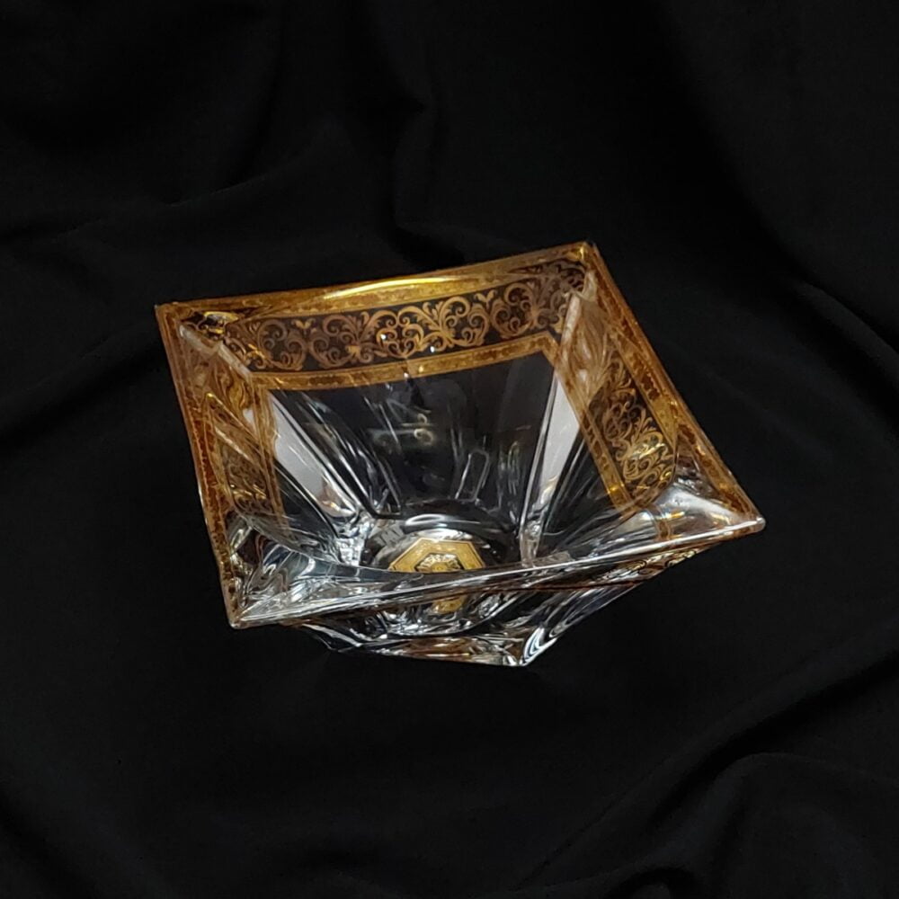 Kristalna činija Quadron Gold 180