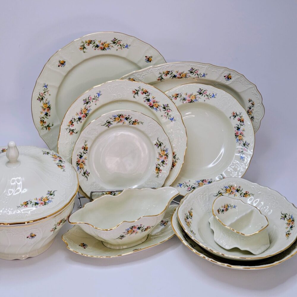 Servis za ručavanje Thun Bernadotte Ivory Gold Flower 1/26 - Image 2