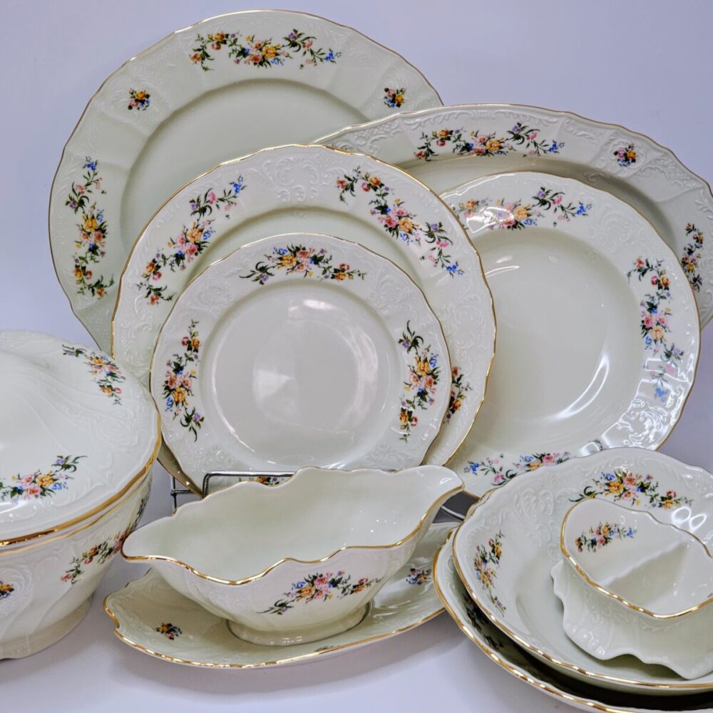 Servis za ručavanje Thun Bernadotte Ivory Gold Flower 1/26 - Image 4