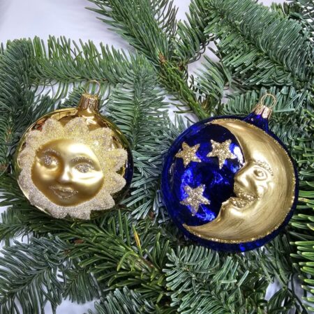 Novogodišnji ukras Sun and Moon