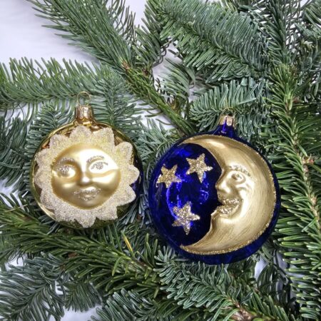 Novogodišnji ukras Sun and Moon