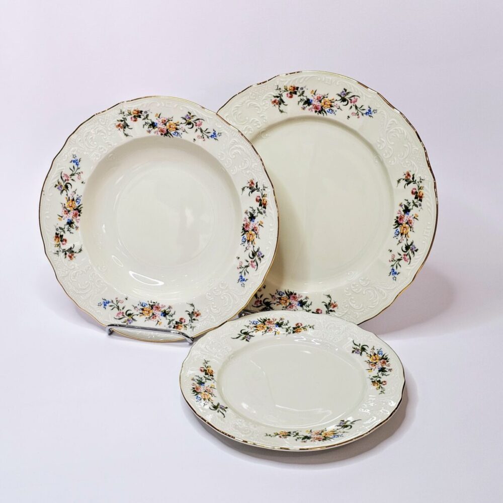 Servis za ručavanje Thun Bernadotte Ivory Gold Flower 1/18 - Image 2
