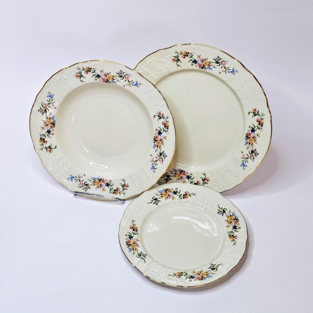 Servis za ručavanje Thun Bernadotte Ivory Gold Flower 1/18 - Image 3