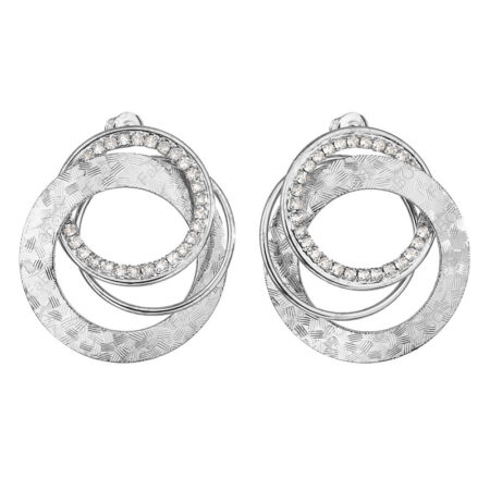 Naušnice Prepleteni Krugovi Crystal Swarovski