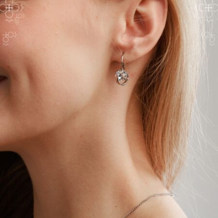 Naušnice Rivoli Circle Crystal Swarovski