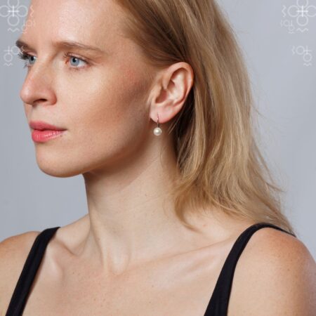 Naušnice White Perl