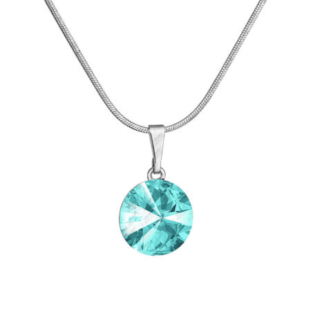 Ogrlica Rivoli 12mm Light Turquoise Crystal Swarovski