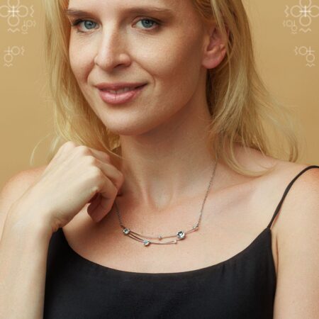 Ogrlica Sky Crystal Swarovski