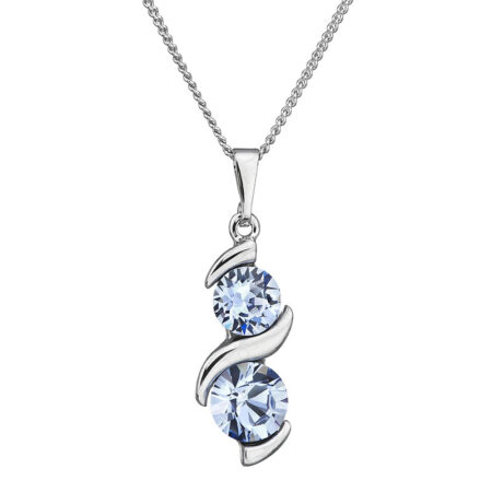 Ogrlica Susie Light Sapphire Swarovski
