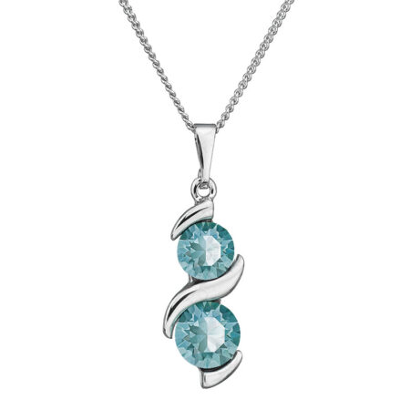 Ogrlica Susie Light Turquoise Swarovski