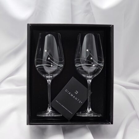 Čaše za vino Swarovski Matt Bliss